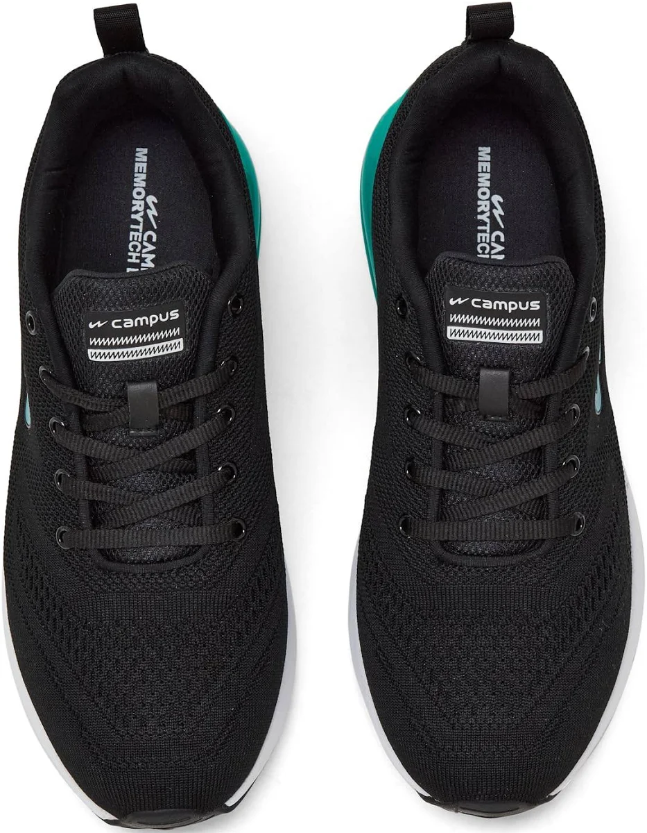Campus North Plus Men's Running Shoes | Air Capsule Cushioned Sports Shoes | Lightweight Lace-Up Walking & Training Shoes